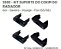 Kit Suporte Coxim Radiador - Voyage 1.0/1.6 8v após 09/2008... - Imagem 2