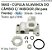 Kit do Reparo Alavanca Câmbio - Strada 1.0/1.3/1.5/1.6 8v/16v 1996 a 2003 - Corpo Alto - Rè para Frente* - Imagem 2