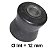 Bucha Amortecedor Traseiro Superior / Inferior 12mm - S10 2.4/2.5 8v - 2.8 12v - 4.3 12v 1995 a 2011 - Imagem 1