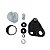 Kit Reparo Trambulador Alavanca Câmbio Caixa Rótula - Fiorino 1.4 8v após 2013... - Imagem 3