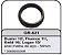 Anel Gaxeta Escapamento - 54mm Logan 1.6 8v/16v após 2010... - Imagem 1