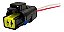 Chicote Sensor Temperatura - 207 1.4/1.6 8v/16v 1999 a 2014 - 2 Pinos - Imagem 1