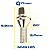 Parafuso Roda - 207 1.4 8v - 1.6 16v 2006 a 2014 - 17mm - Imagem 3