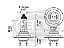 Lampada Farol Alto - H7 55w - Xantia 1993 a 2011 - Imagem 2