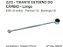 Tirante Haste Trambulador Alavanca Câmbio - Berlingo 1.6 16v após 2003... - Longo 279mm - Imagem 2