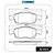 Jogo Pastilha Freio Dianteiro - Fluence 1.6/2.0 2010 a 2018 - Imagem 1