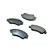 Jogo Pastilha Freio Dianteiro FIT 1.4 8v - 1.5 16v 2003 a 2008 - Imagem 1