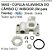 Kit do Reparo Alavanca Câmbio - Corpo Alto - Rè para Frente Strada 16v 1996 a 2003 - Imagem 2