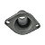 Flange Dagua Válvula Termostática - Carcaça Courier 1.0/1.3 8v 1997 a 1999 - Imagem 4