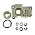 Kit Alavanca Câmbio Corpo Alto Siena 1.0/1.3/1.5/1.6 8v/16v 1996 a 2003 - Imagem 2