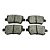 Jogo Pastilha Freio Traseiro Tiggo 5X 1.5 16v após 2018... - Cerâmica - Imagem 3
