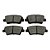 Jogo Pastilha Freio Traseiro Kia Niro após 2023... - Cerâmica - Imagem 3