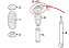 Coxim Amortecedor Traseira Superior 55mm  A3 1997 a 2007 - Imagem 3