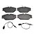 Jogo Pastilha Freio Dianteiro Megane Scenic 2.0 16v 1996 a 2003 - Imagem 4