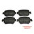 Jogo Pastilha Freio Traseiro Audi A1 Sportback 1.4 16v 2012 a 2015 - Imagem 2