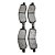 Jogo Pastilha Freio Dianteiro CLA-Class CLA45AMG 2.0 16v 2014 a 2019 - Imagem 3