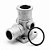 Flange Entrada Dágua ao Cabeçote Apollo 1.8 8v AP 1990 a 1992 - Imagem 6