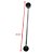 Haste do Trambulador Audi A4 1.6 1998 a 2001 - Longo 230mm - Imagem 1