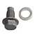 Bujão Dreno Carter Óleo Motor 12mm Corona 1.6 16v 1992 a 1997 - Com Anel - Imagem 1