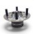Cubo Roda Traseiro FIT 1.5 16v 2005 a 2008 - Com ABS - Imagem 4