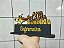 Placa de mesa decorativa de profissão com detalhes em acrilico dourado - Imagem 5