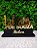 Placa de mesa decorativa de profissão com detalhes em acrilico dourado - Imagem 13