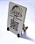 Placa com 1 QRCODE personalizado a laser - Imagem 1