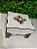 Caixa com tampa 13,5x13,5x8cm em mdf branco 3mm Crisma, Espirito Santo, Batizado - Imagem 1