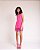 Mini Dress Newprene com franjas bordadas Pink - Imagem 6