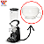 Dispenser Para Cereais e Grãos Redondo MIMO Style - Preto - Imagem 2