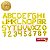Kit Educativo com 36 Letras e Números Encaixáveis - Tritec - Imagem 1