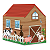 Barraca Infantil Fazendinha Com Animais e Portinha - Pop Brinquedos - Imagem 1