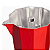 Cafeteira Italiana de Alumínio ECOs Vermelha - 300ml - Imagem 3