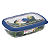 Conjunto 3 Potes Herméticos Retangulares Sanremo Roxo e Azul - Imagem 6