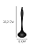 Concha De Silicone Preta 28cm - Em Casa Tem - Imagem 3