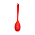 Colher de Silicone Vermelha 27cm - Em Casa Tem - Imagem 1