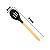 Colher Vazada de Silicone Preta Cabo de Madeira 31cm - Em Casa Tem - Imagem 4