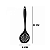 Escumadeira De Silicone Preta 28cm - Em Casa Tem - Imagem 4