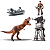 Dinossauro T-Rex Dino Squad Com Acessórios - Bee Toys - Imagem 2