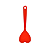 Espátula De Silicone Coração Vermelho 28cm - Em Casa Tem - Imagem 1