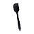 Espátula De Silicone Preta 27cm - Em Casa Tem - Imagem 1