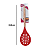 Escumadeira De Silicone Cabo De Madeira 32cm - Em Casa Tem - Imagem 3