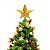 Ponteira De Árvore De Natal Estrela Amarela 20cm - Goal - Imagem 4