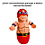 Joao Bobo Boneco Teimoso Boxeador Inflável Bate e Volta - Imagem 9