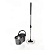 Mop Com Centrifuga Inox e Cabo em Inox Com 2 Refil de Microfibra 9 Litros - Imagem 4