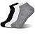 Kit Meia Cano Curto 3 Pares Adulto - Imagem 1