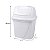 Lixeira De Pia Basculante 4,9lt Preta Plasutil- Ecoblack - Imagem 3