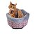 Cama pet redonda 30cm alta qualidade antiderrapante Corttex - Imagem 3