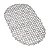 Tapete Oval Pvc Transparente - Imagem 1