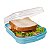 Sanduicheira Azul Stitch Porta Lanches - Imagem 4